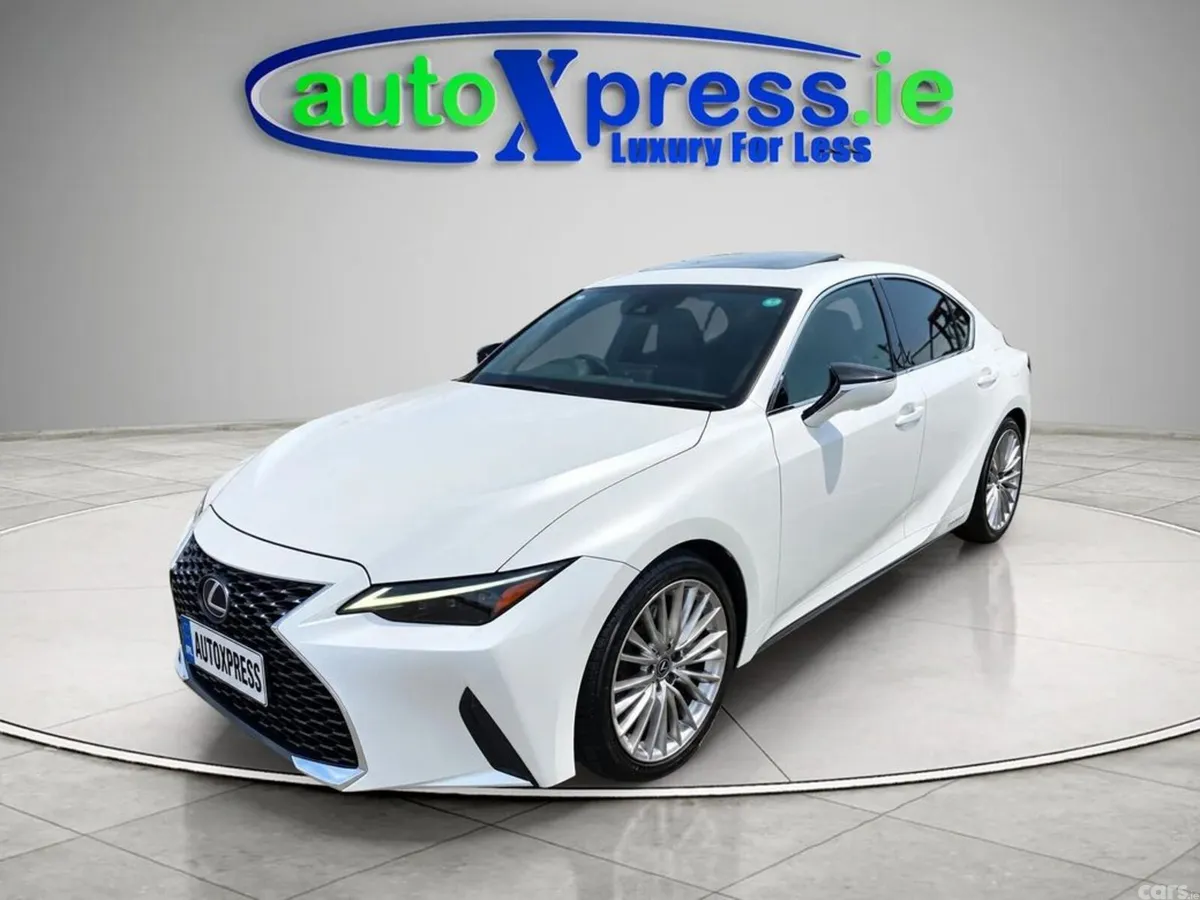 Lexus IS Saloon, Petrol Hybrid, 2021, White