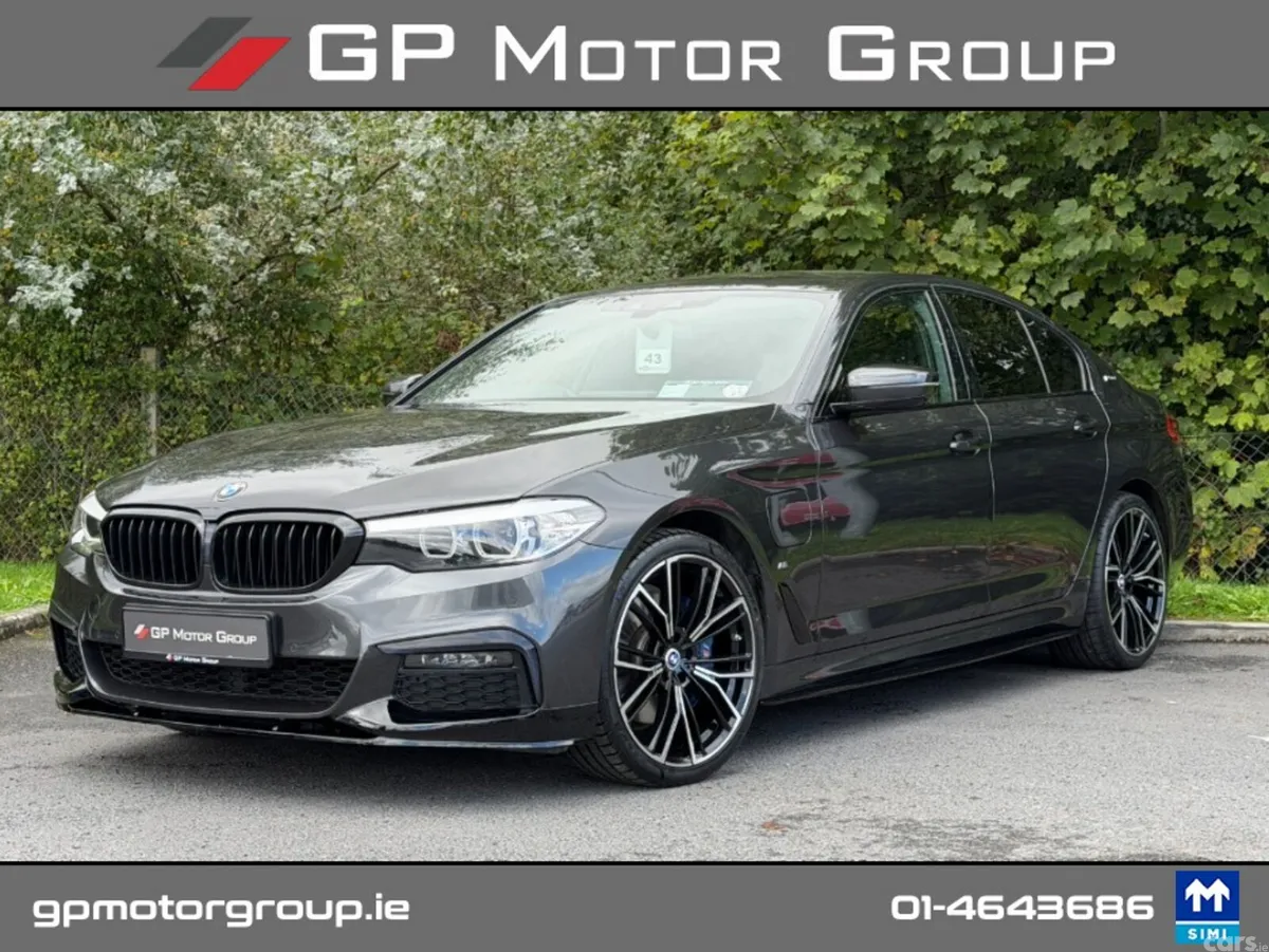 BMW 5-Series Saloon, Petrol Plug-in Hybrid, 2019, Grey