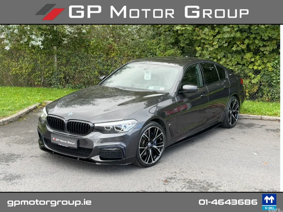 BMW 5-Series Saloon, Petrol Plug-in Hybrid, 2019, Grey