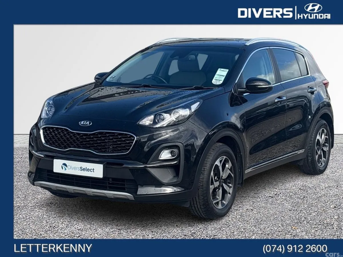 Kia Sportage MPV, Diesel Hybrid, 2021, Black