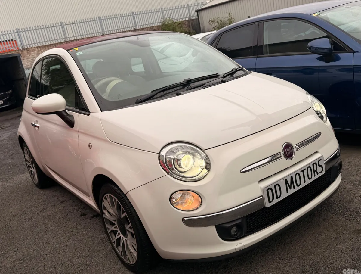 Fiat 500 Convertible, Petrol, 2015, White