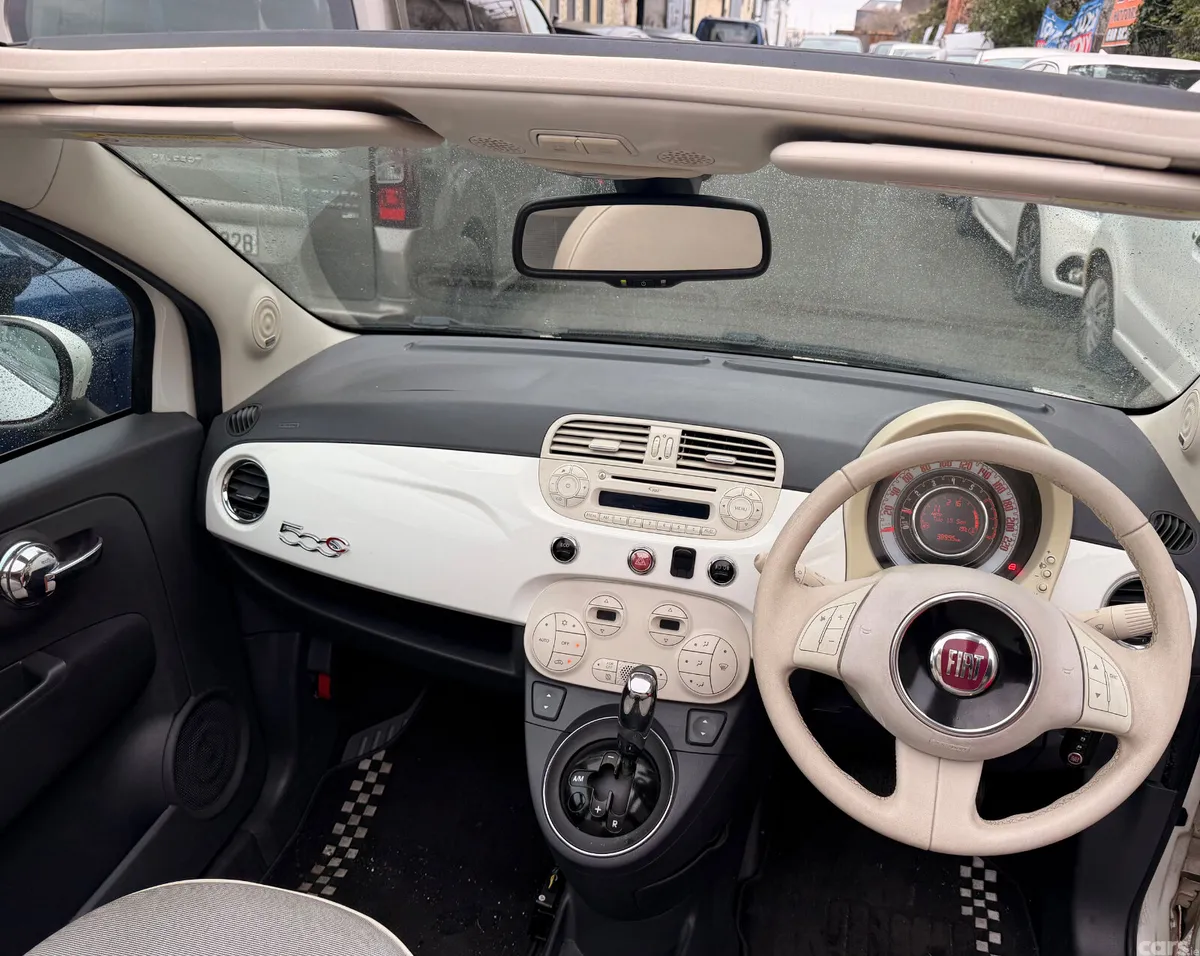 Fiat 500 Convertible, Petrol, 2015, White