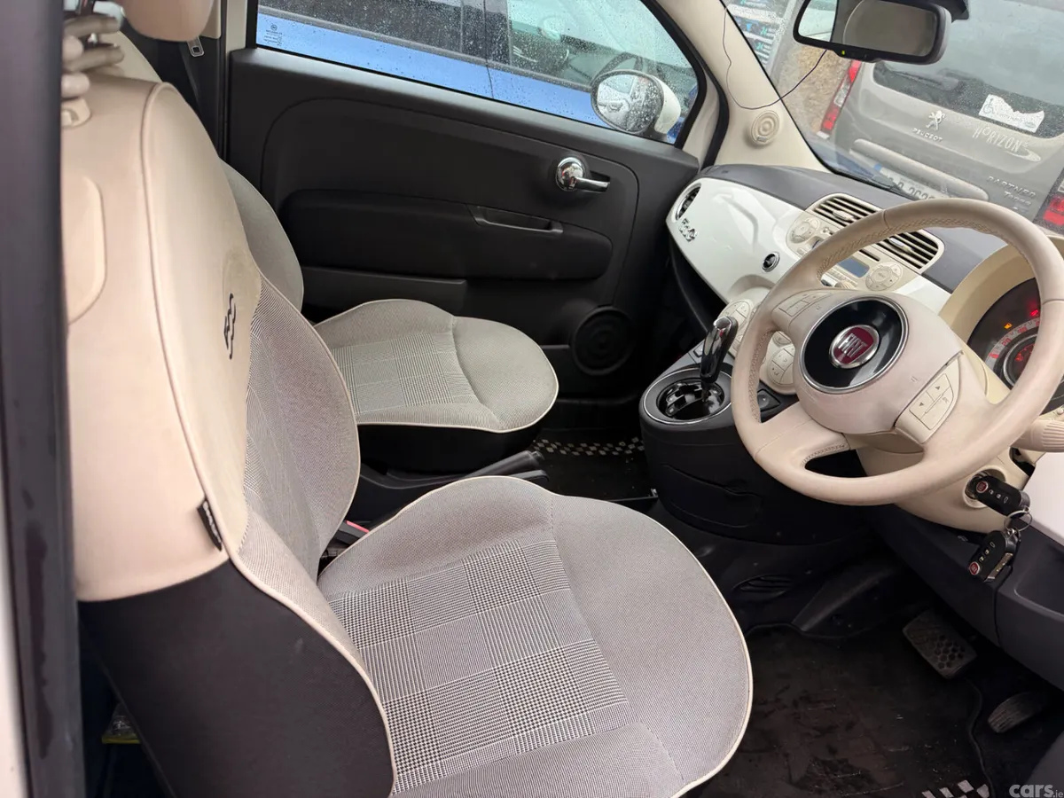 Fiat 500 Convertible, Petrol, 2015, White