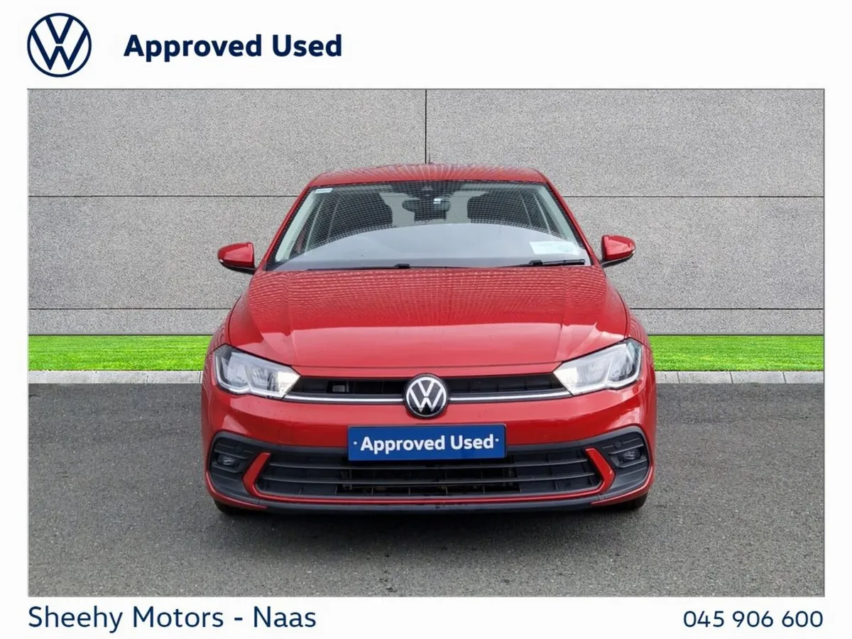 Volkswagen Polo Hatchback, Petrol, 2023, Red
