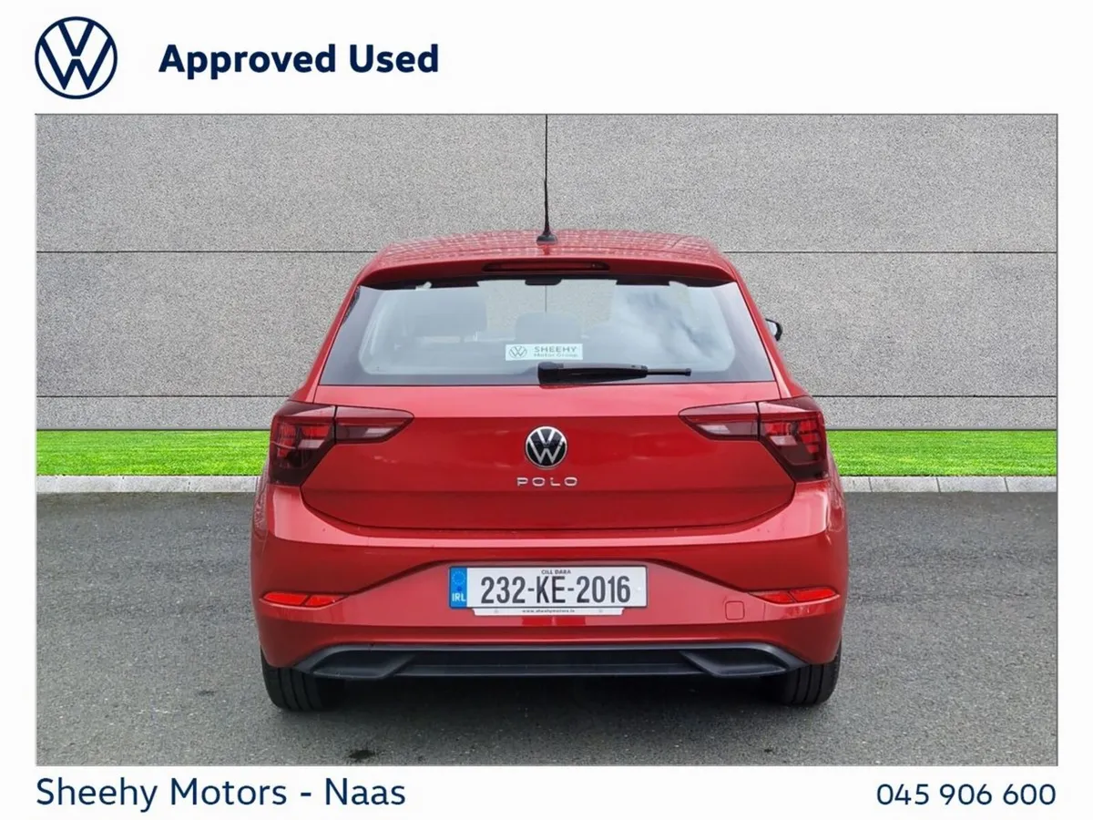 Volkswagen Polo Hatchback, Petrol, 2023, Red
