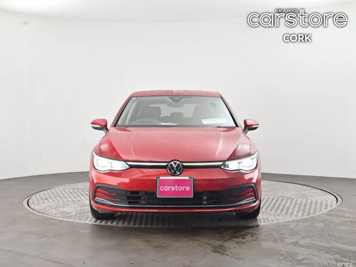 Volkswagen Golf Hatchback, Petrol Hybrid, 2021, Red