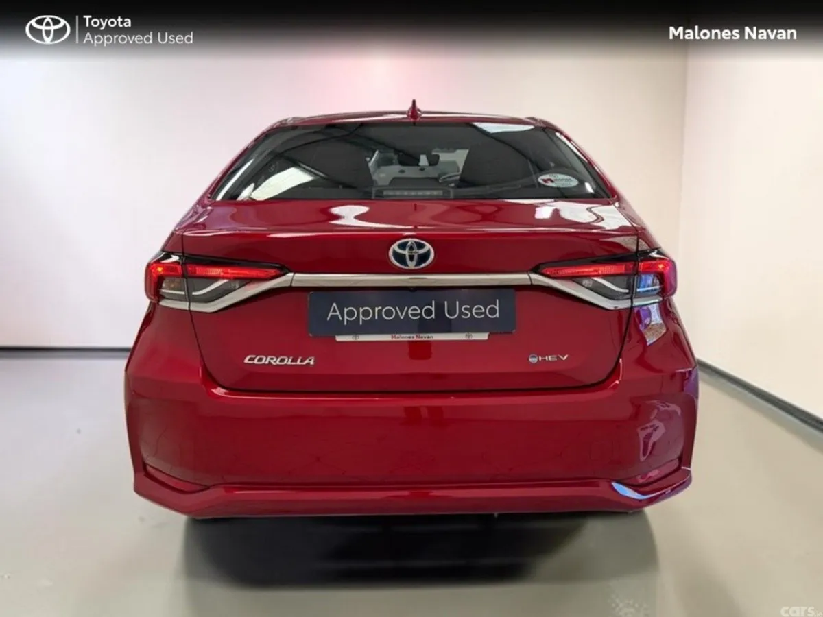 Toyota Corolla Saloon, Petrol Hybrid, 2025, Red