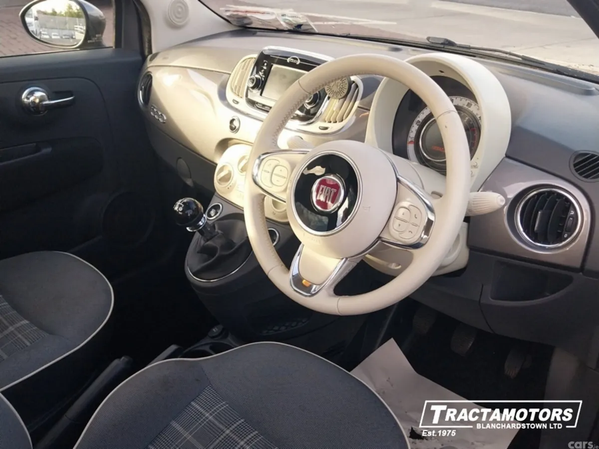 Fiat 500 Hatchback, Petrol, 2016, Grey