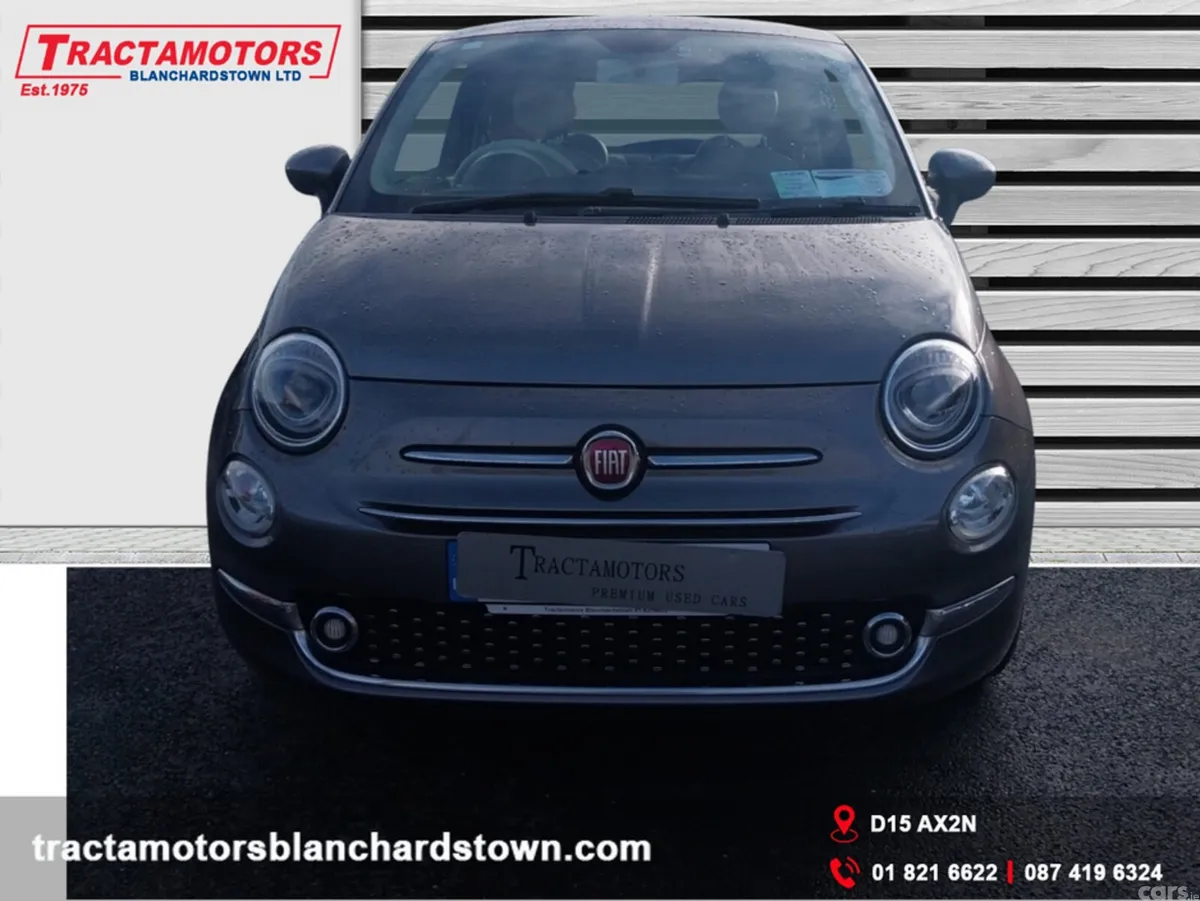 Fiat 500 Hatchback, Petrol, 2016, Grey