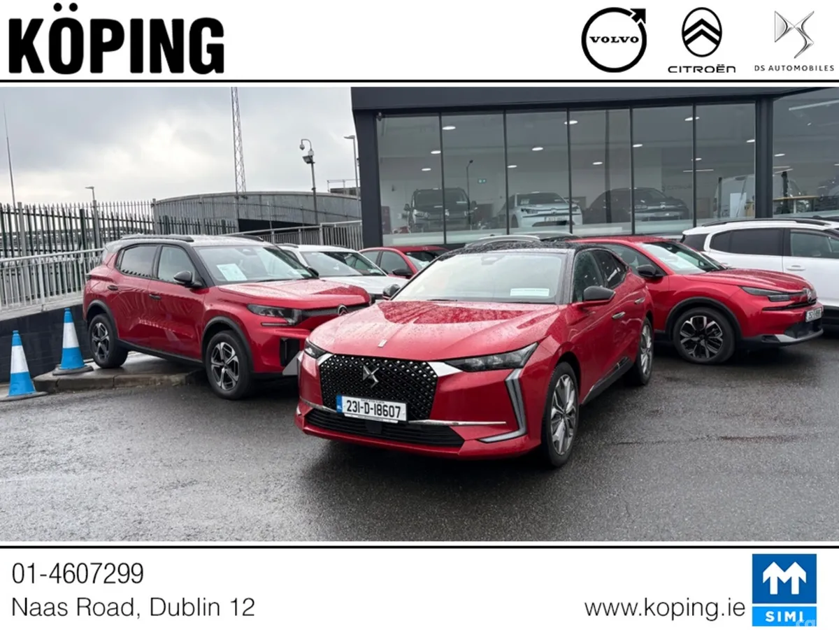 DS Automobiles DS 4 MPV, Petrol Plug-in Hybrid, 2023, Red