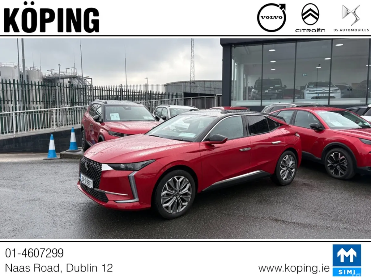 DS Automobiles DS 4 MPV, Petrol Plug-in Hybrid, 2023, Red