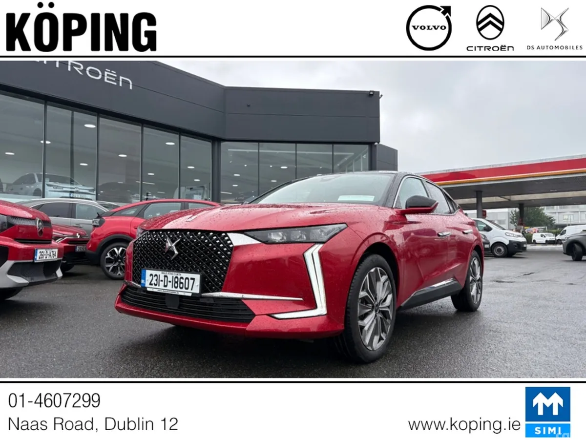 DS Automobiles DS 4 MPV, Petrol Plug-in Hybrid, 2023, Red