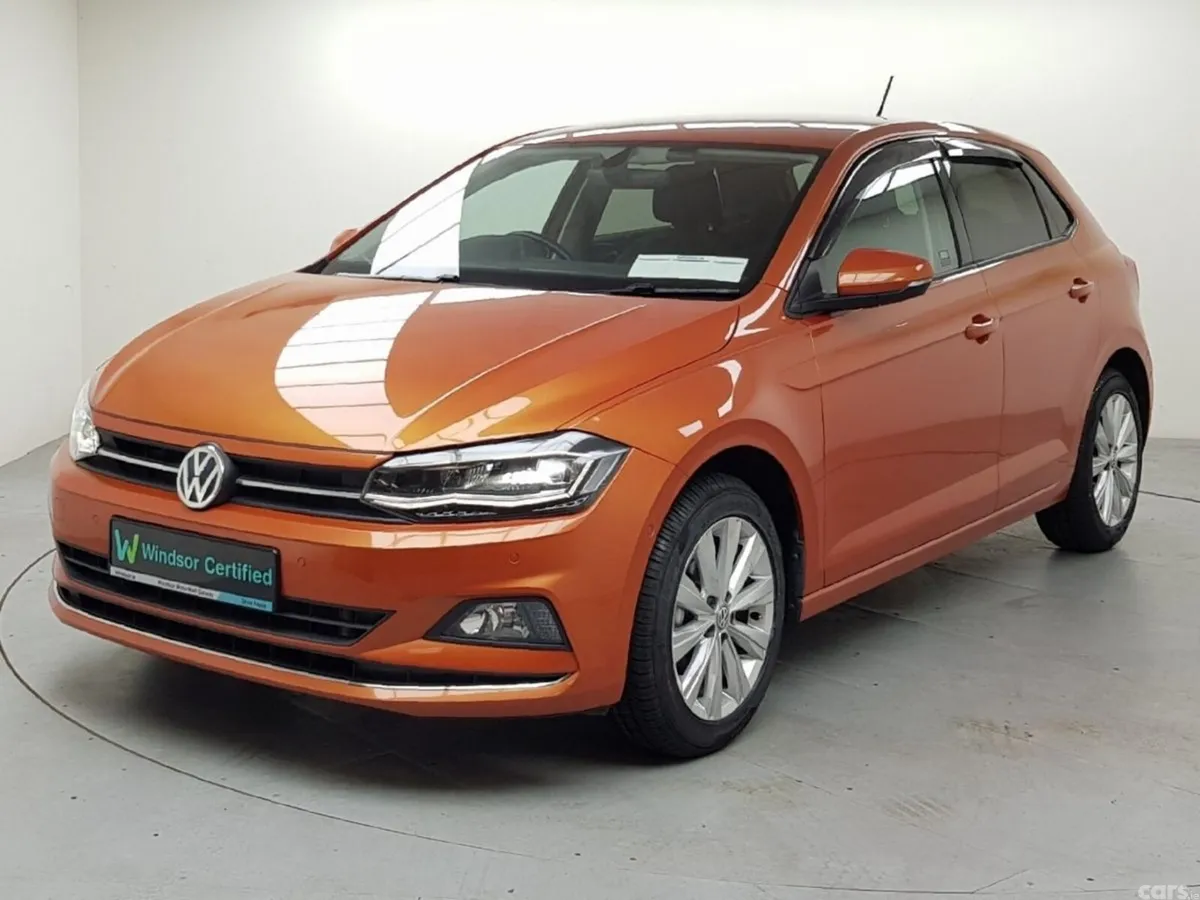 Volkswagen Polo Hatchback, Petrol, 2019, Orange