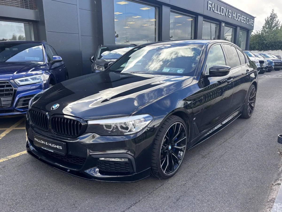 BMW 5-Series Saloon, Petrol Plug-in Hybrid, 2018, Black