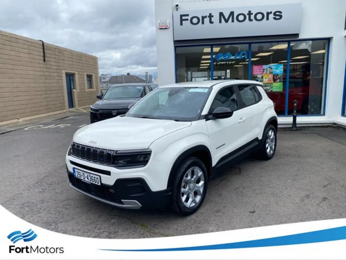 Jeep Avenger SUV, Electric, 2025, White