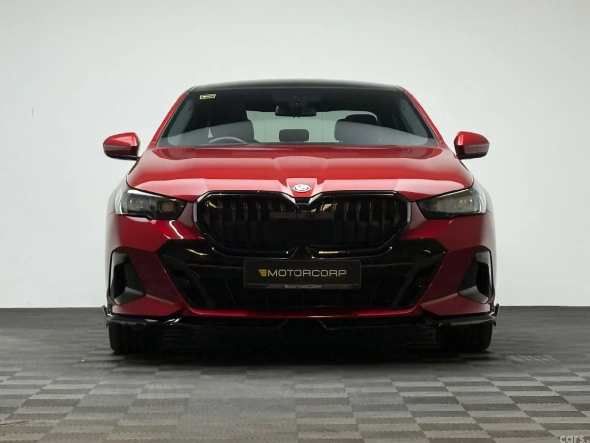 BMW 5-Series Saloon, Petrol Plug-in Hybrid, 2024, Red
