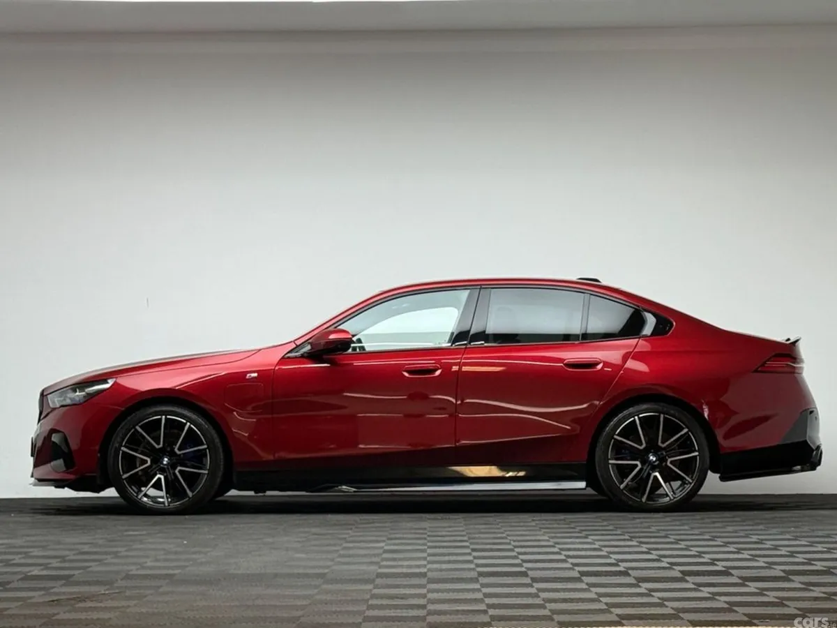 BMW 5-Series Saloon, Petrol Plug-in Hybrid, 2024, Red