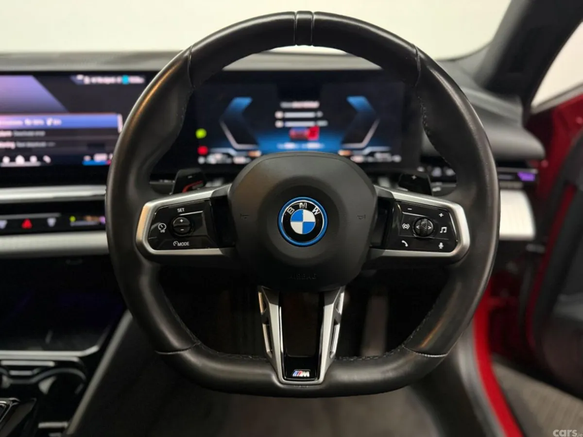 BMW 5-Series Saloon, Petrol Plug-in Hybrid, 2024, Red