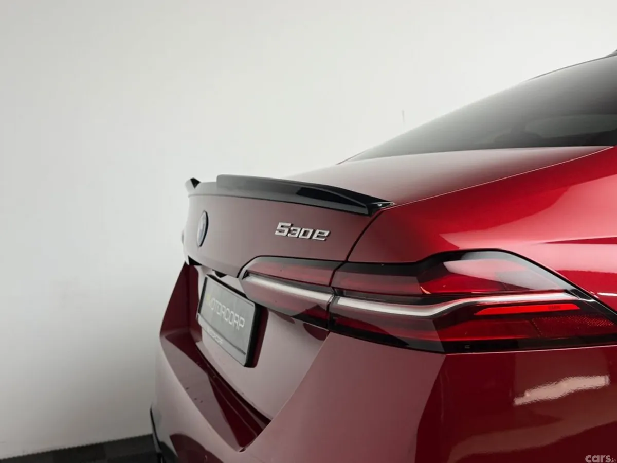 BMW 5-Series Saloon, Petrol Plug-in Hybrid, 2024, Red
