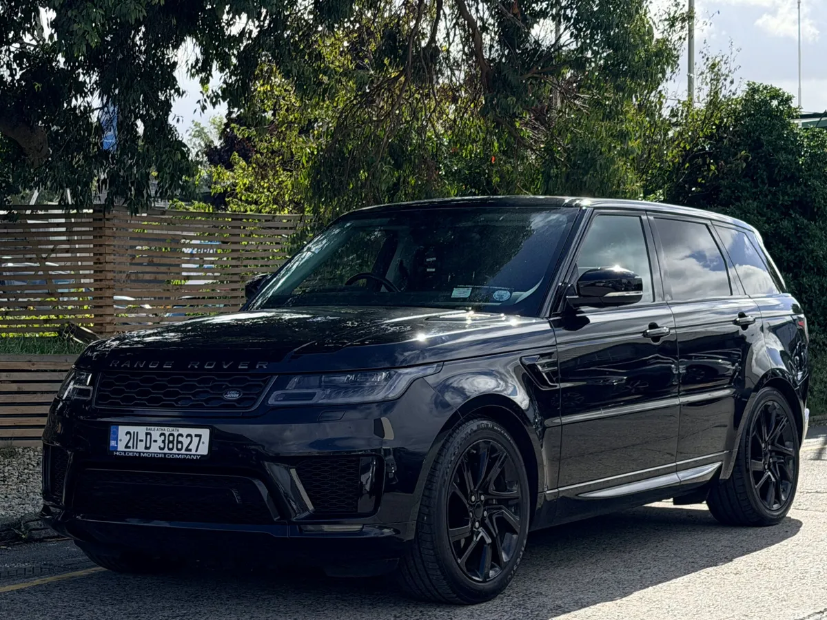 Land Rover Range Rover Sport SUV, Petrol Plug-in Hybrid, 2021, Black