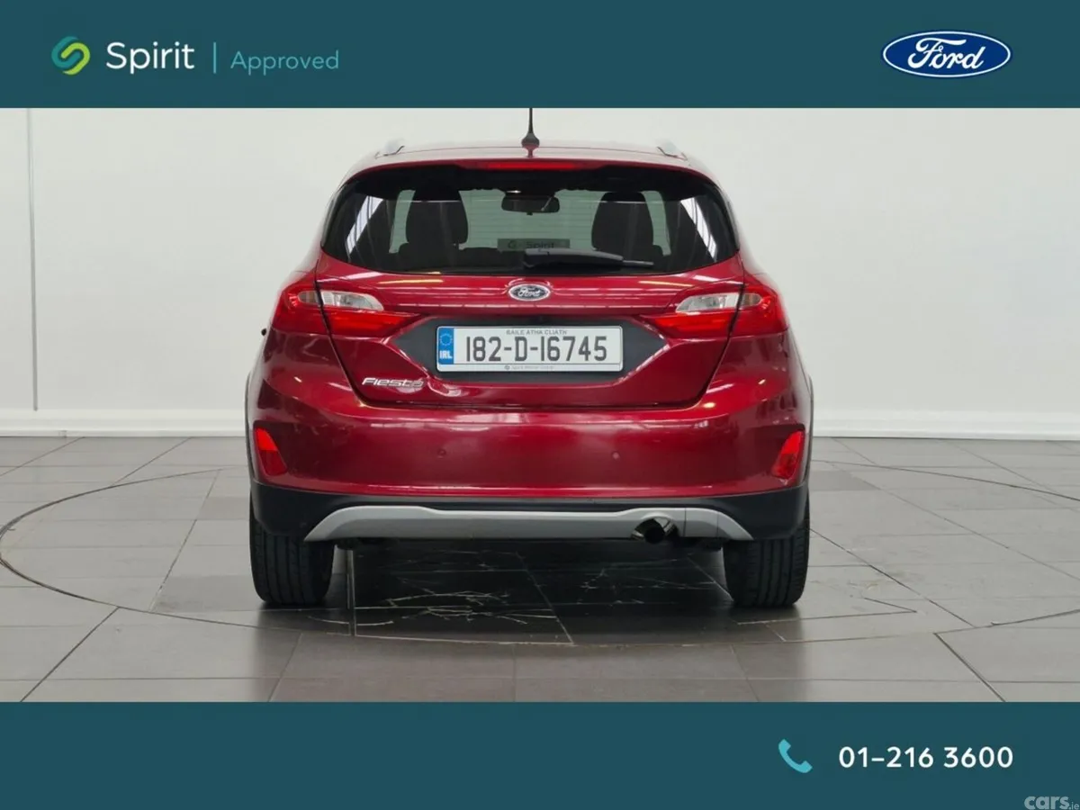 Ford Fiesta Hatchback, Petrol, 2018, Red