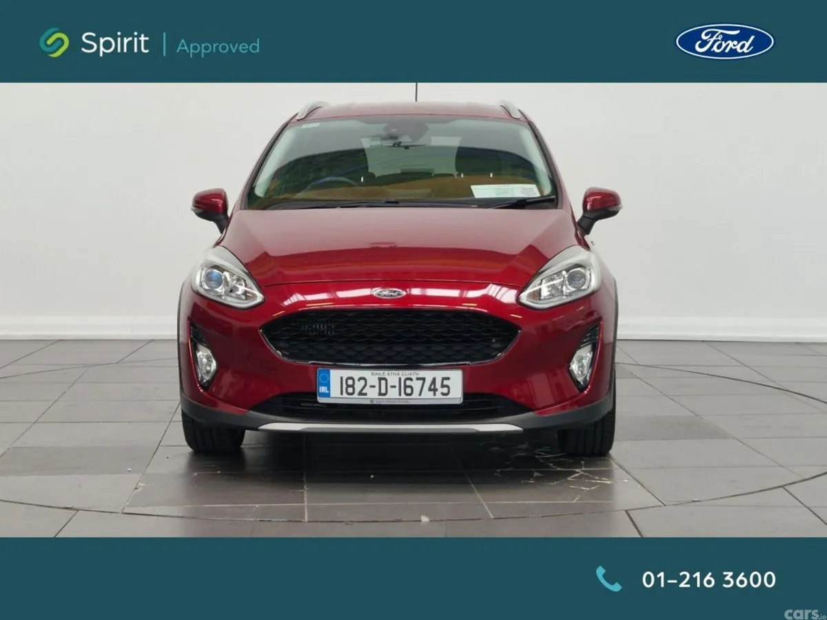 Ford Fiesta Hatchback, Petrol, 2018, Red