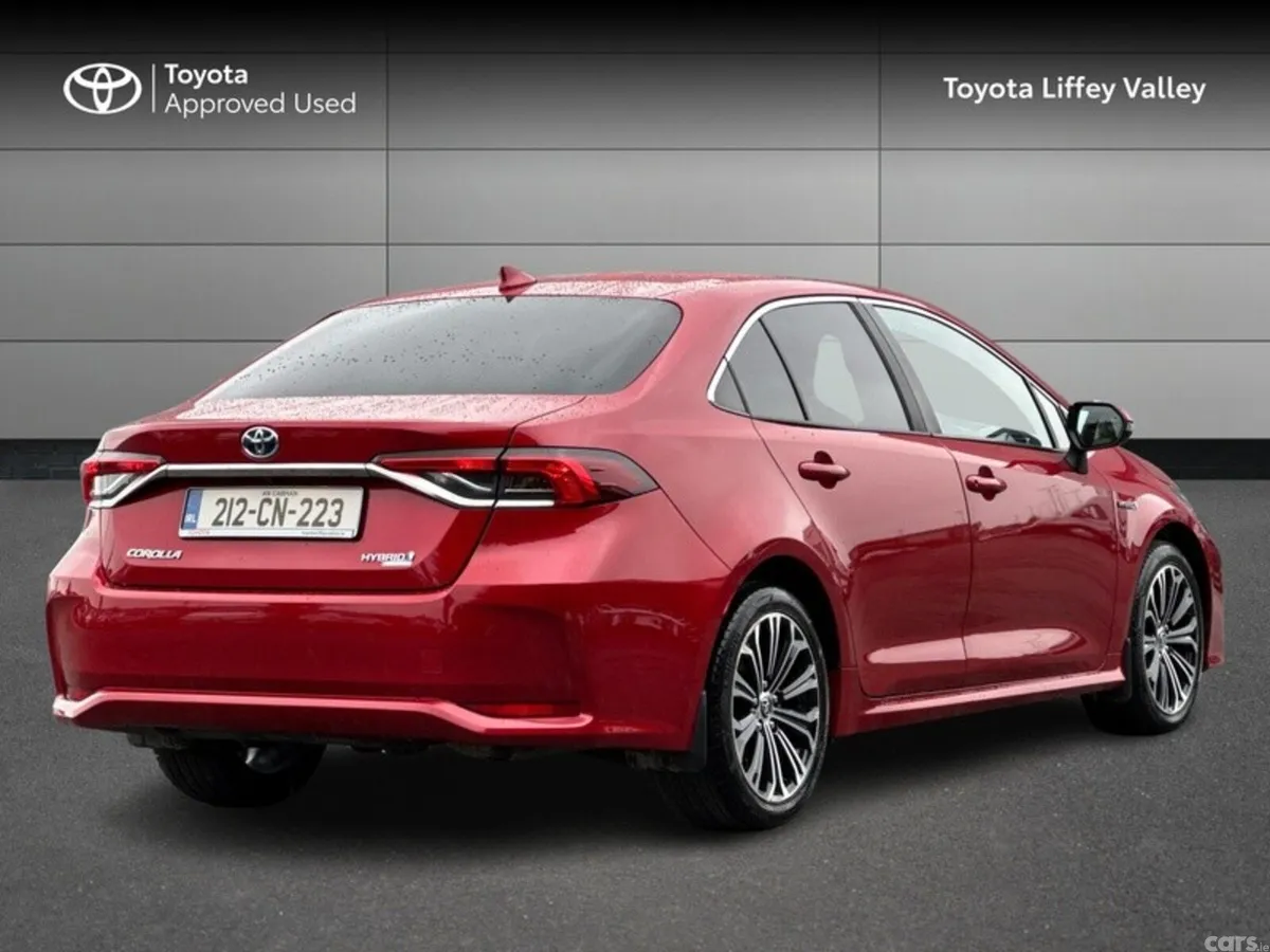Toyota Corolla Saloon, Petrol Hybrid, 2021, Red