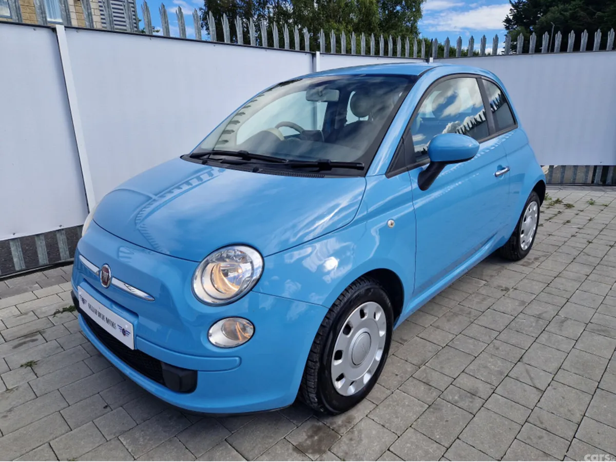Fiat 500 Hatchback, Petrol, 2015, Blue
