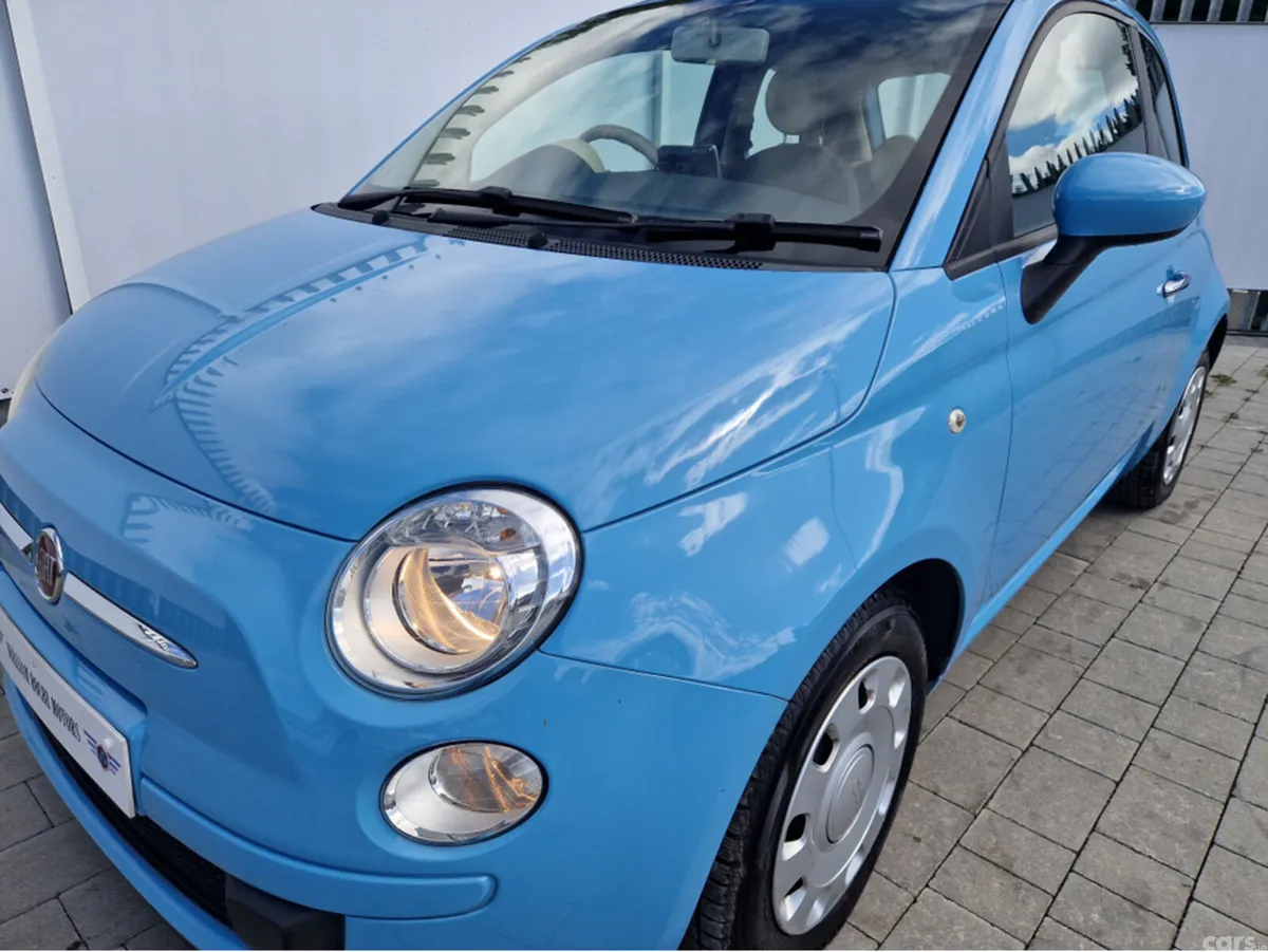 Fiat 500 Hatchback, Petrol, 2015, Blue