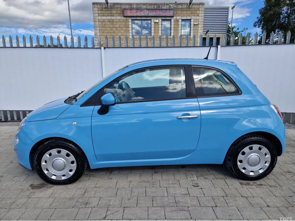 Fiat 500 Hatchback, Petrol, 2015, Blue