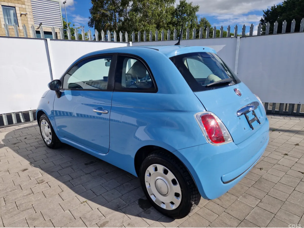 Fiat 500 Hatchback, Petrol, 2015, Blue