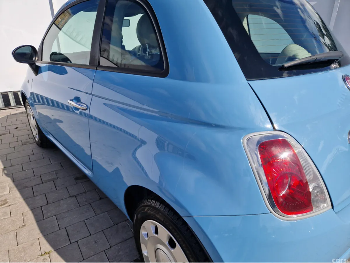 Fiat 500 Hatchback, Petrol, 2015, Blue