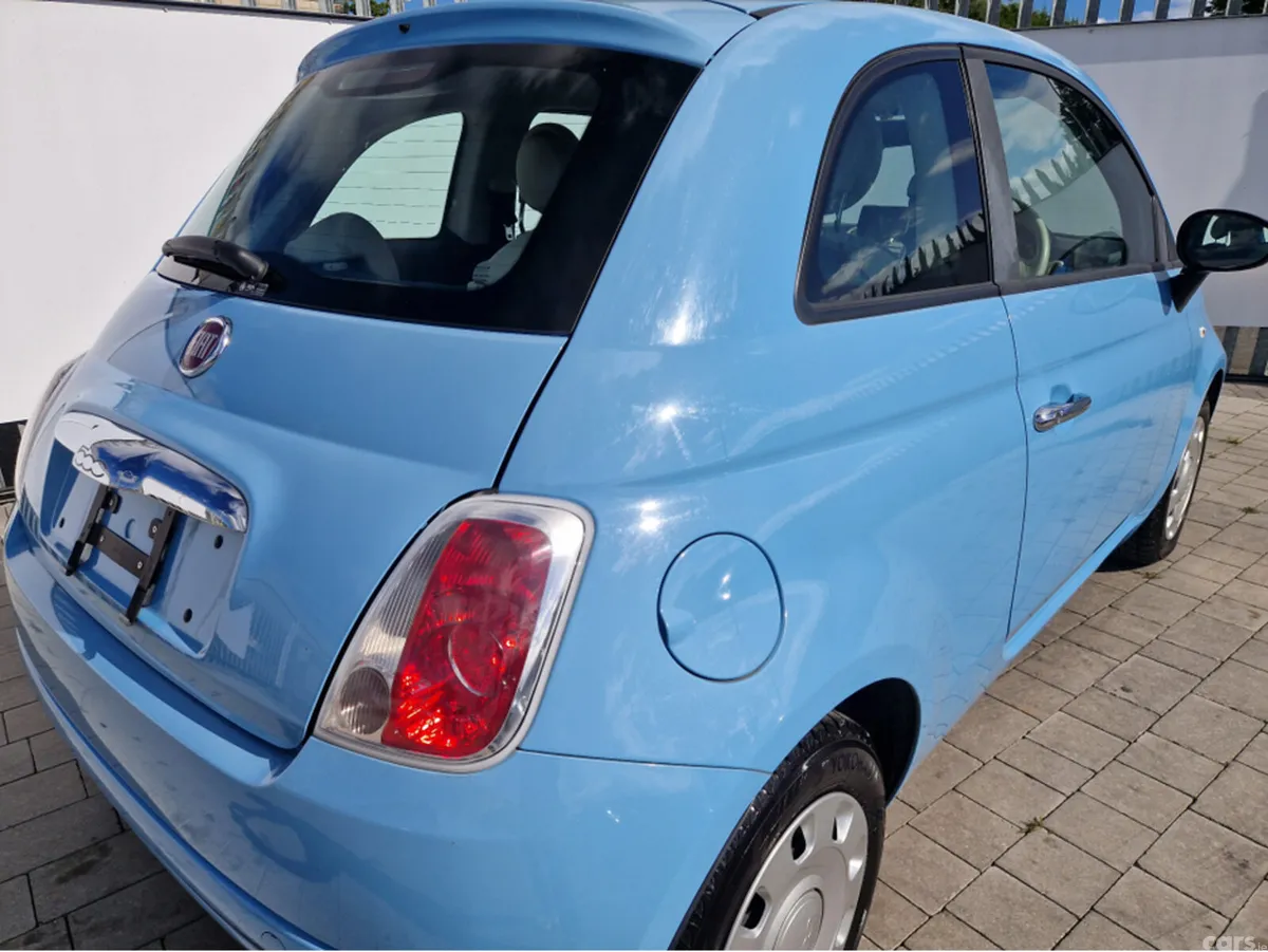 Fiat 500 Hatchback, Petrol, 2015, Blue