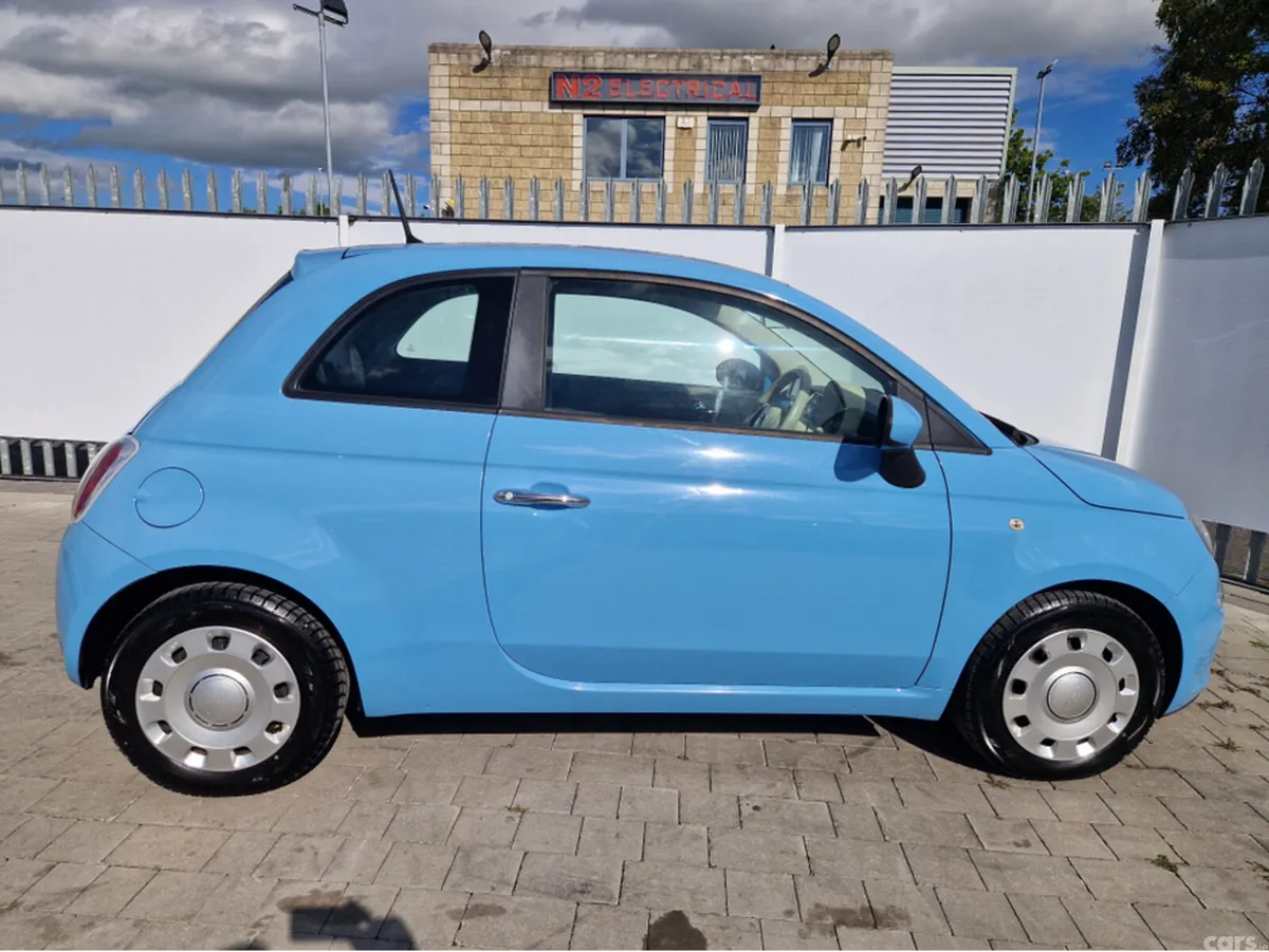 Fiat 500 Hatchback, Petrol, 2015, Blue