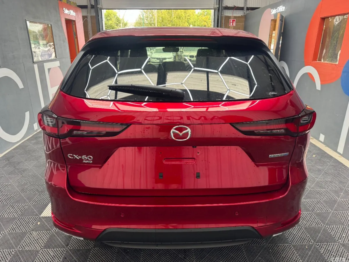 Mazda CX-60 SUV, Petrol Plug-in Hybrid, 2023, Red