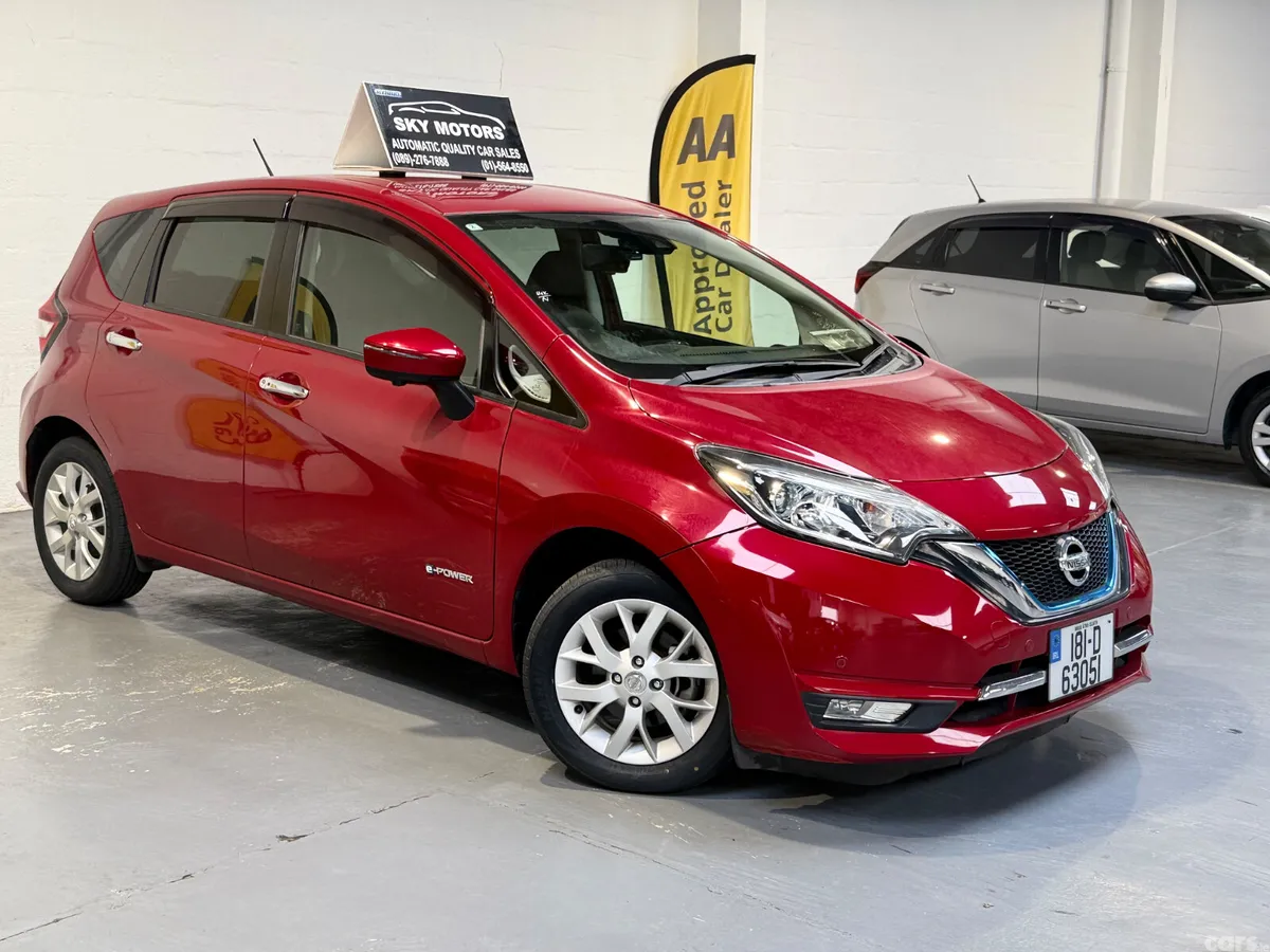 Nissan Note MPV, Petrol Hybrid, 2018, Red