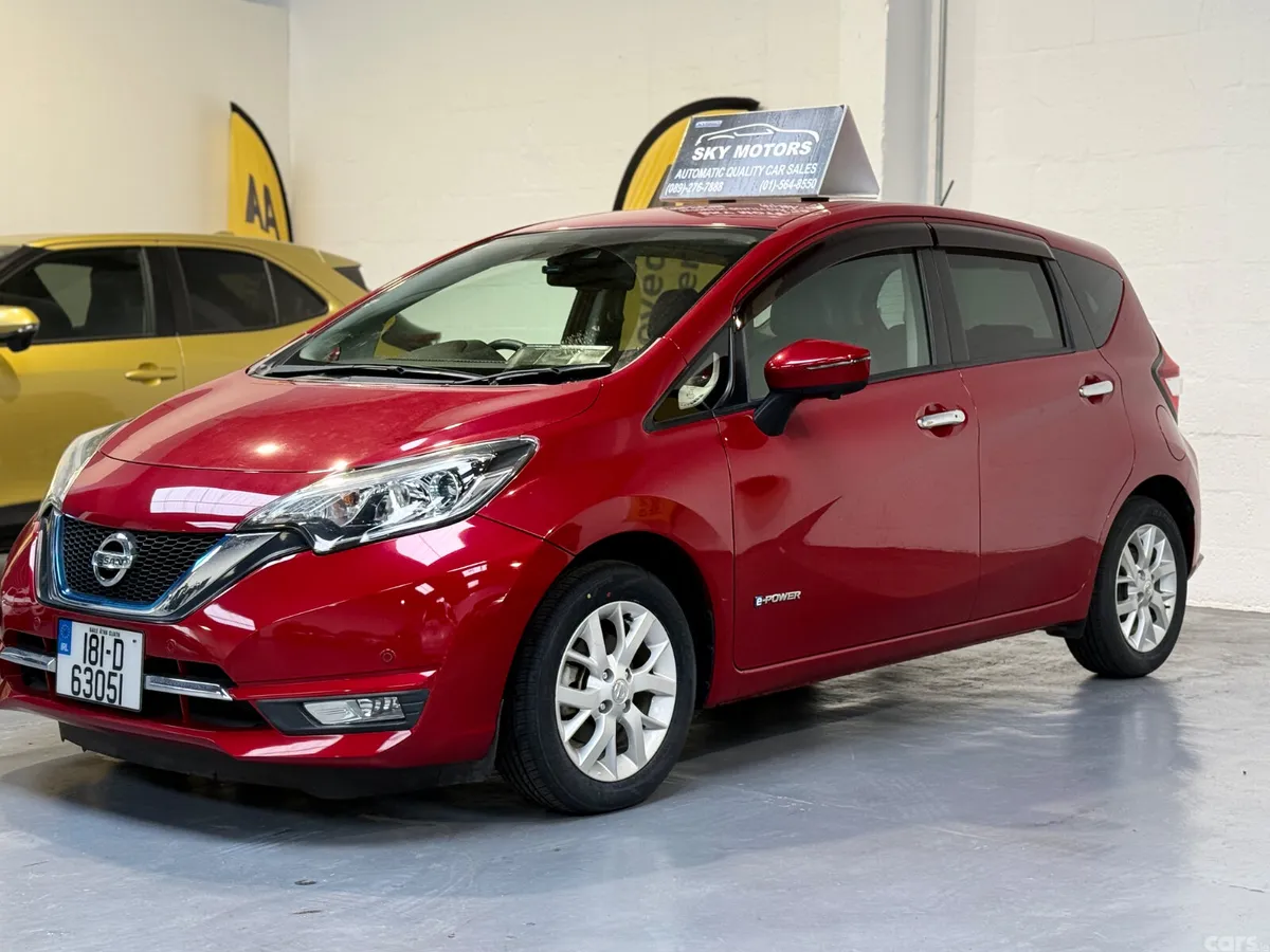 Nissan Note MPV, Petrol Hybrid, 2018, Red