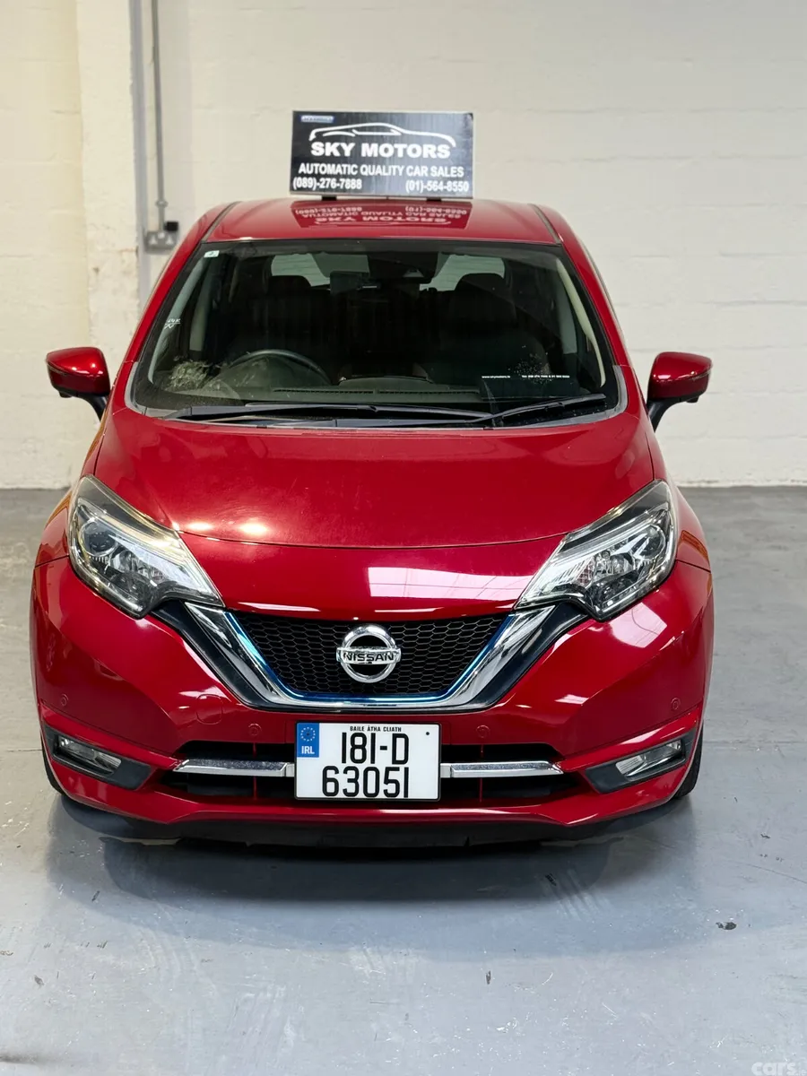 Nissan Note MPV, Petrol Hybrid, 2018, Red