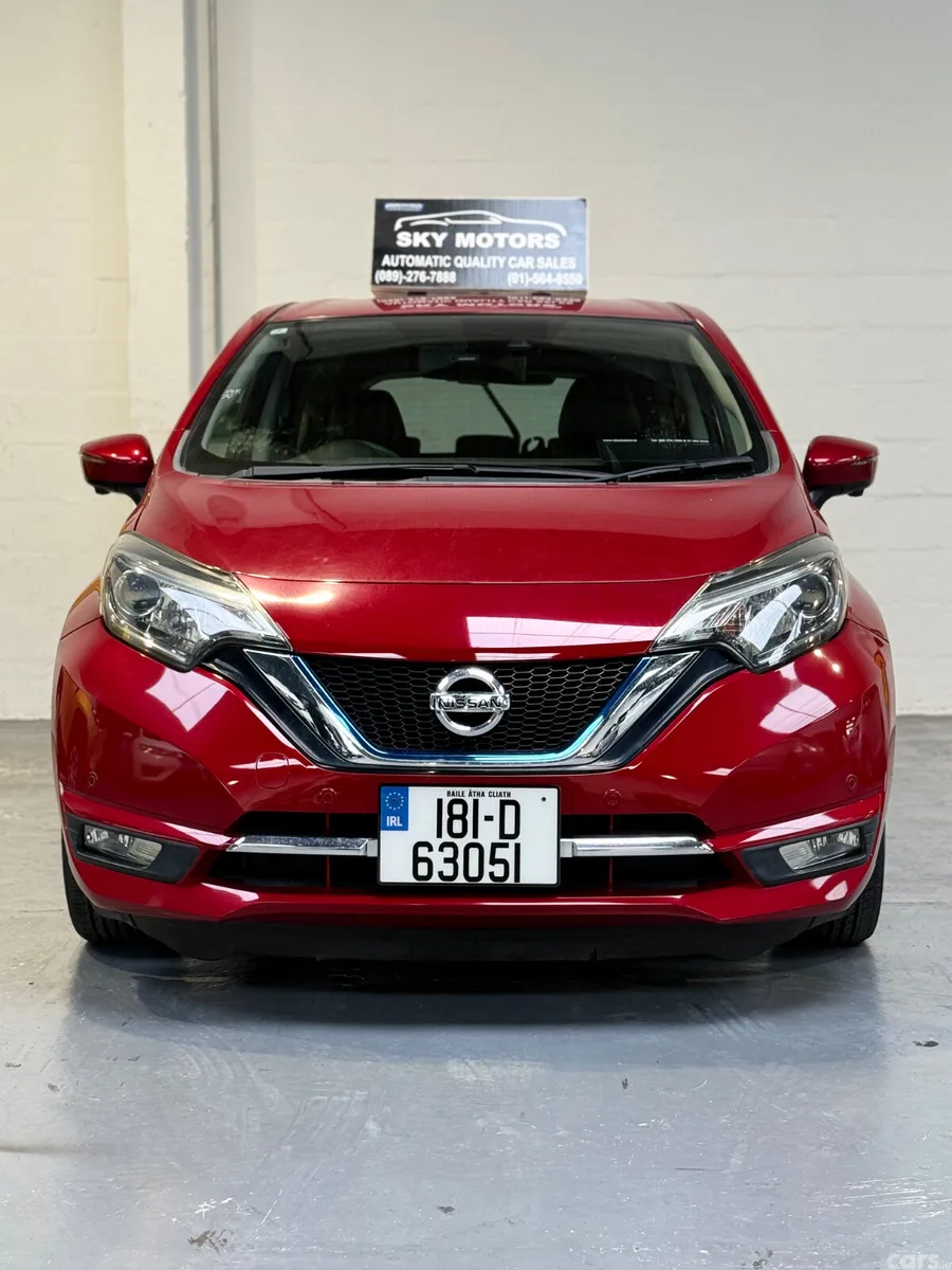 Nissan Note MPV, Petrol Hybrid, 2018, Red