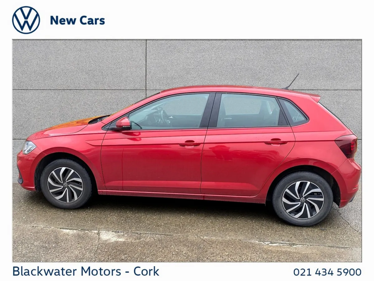 Volkswagen Polo Hatchback, Petrol, 2022, Red