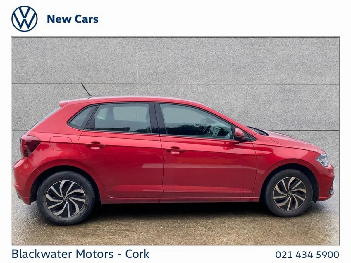 Volkswagen Polo Hatchback, Petrol, 2022, Red