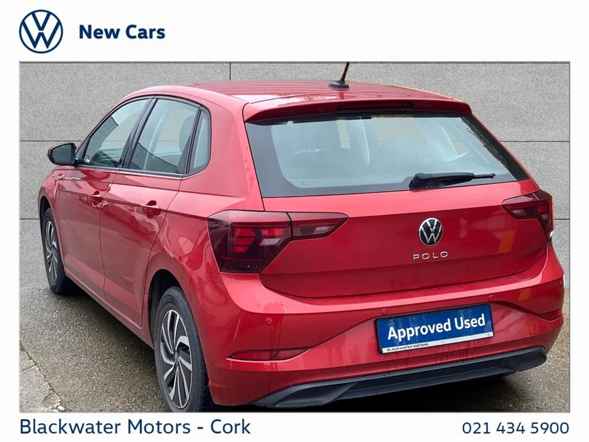 Volkswagen Polo Hatchback, Petrol, 2022, Red