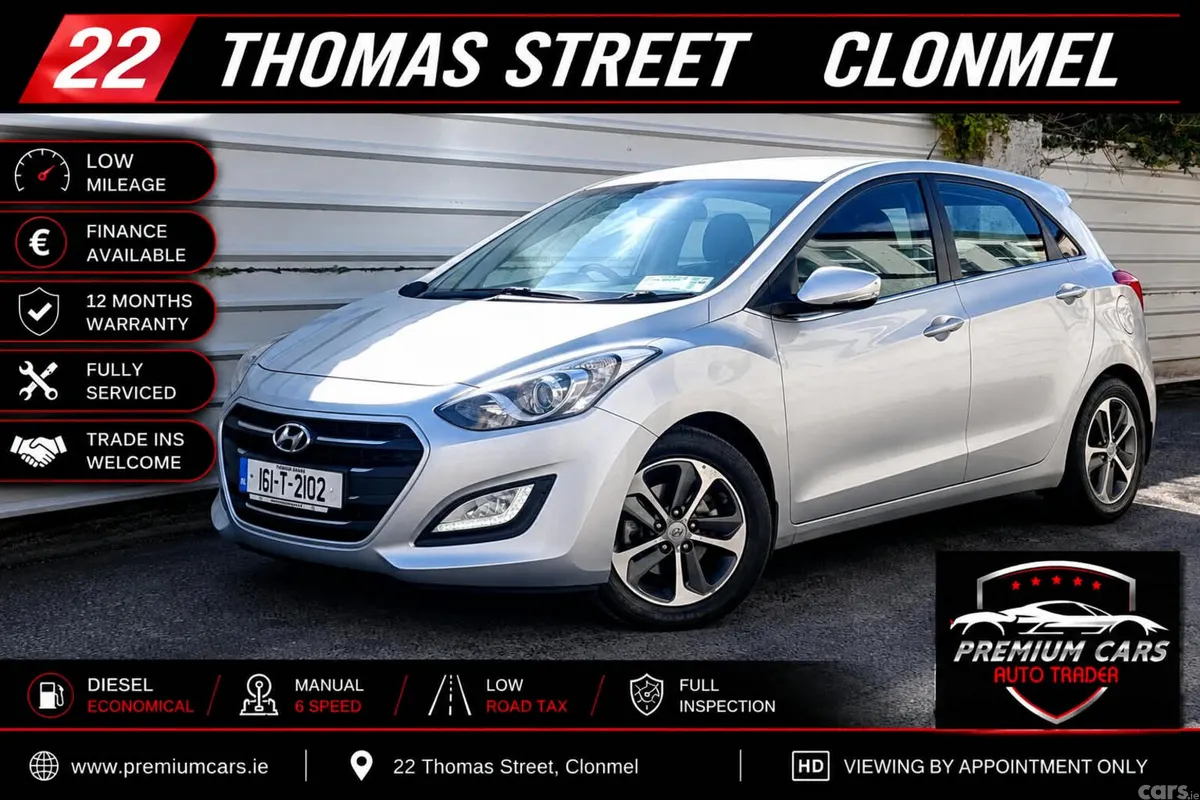 Hyundai i30 Hatchback, Diesel, 2016, Silver