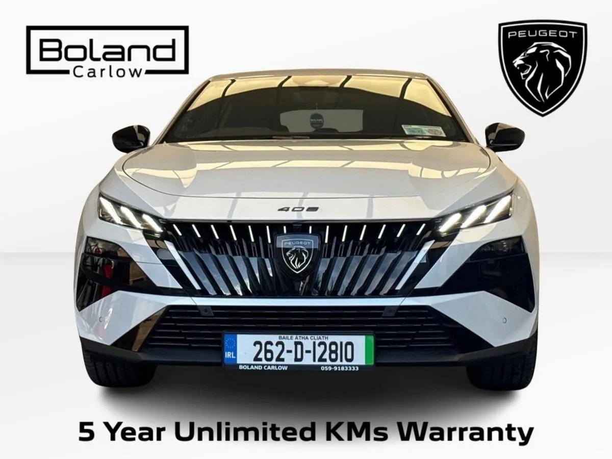 Peugeot 408 Hatchback, Electric, 2026, White