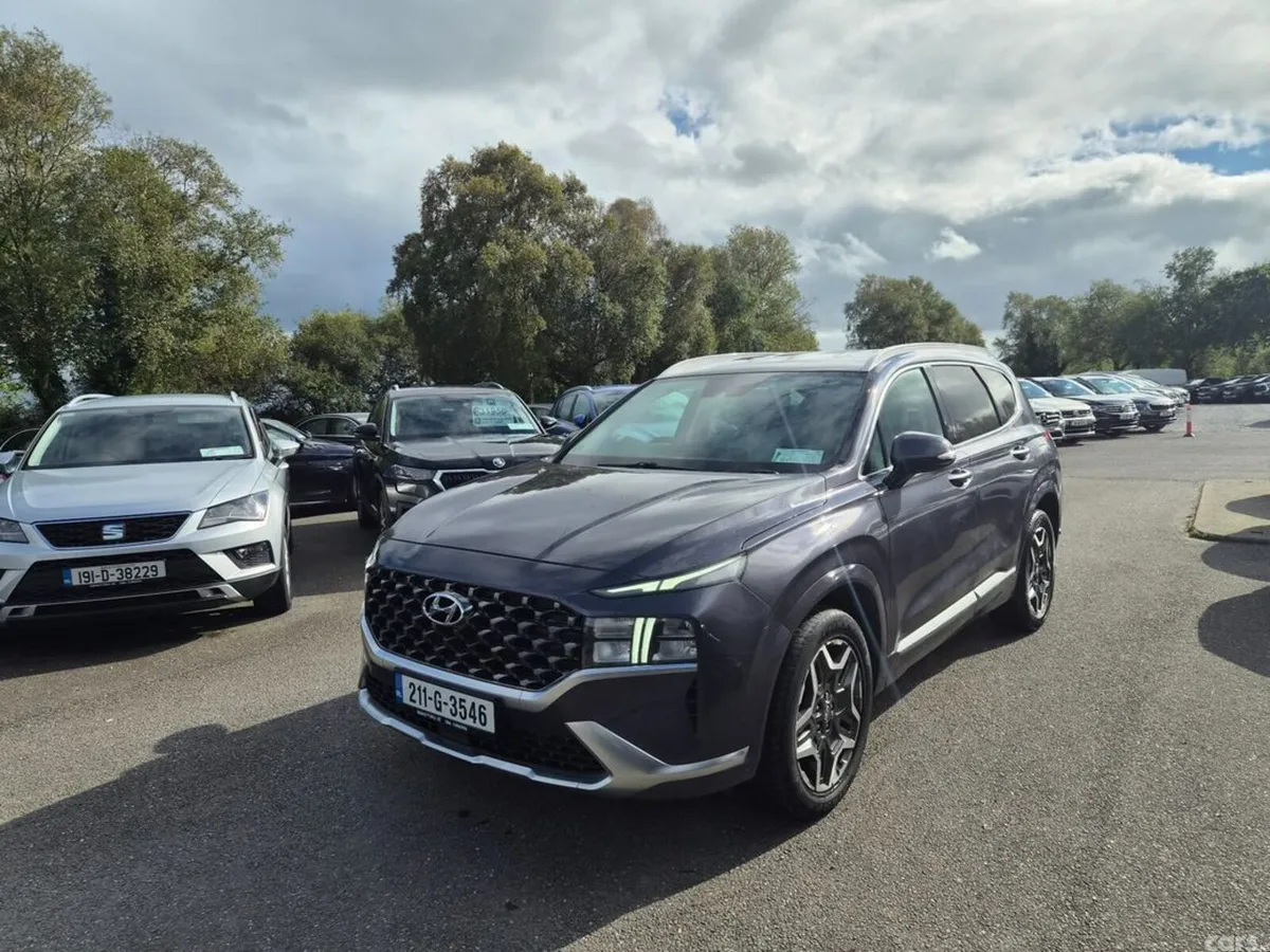 Hyundai Santa Fe Estate, Petrol Plug-in Hybrid, 2021, Blue