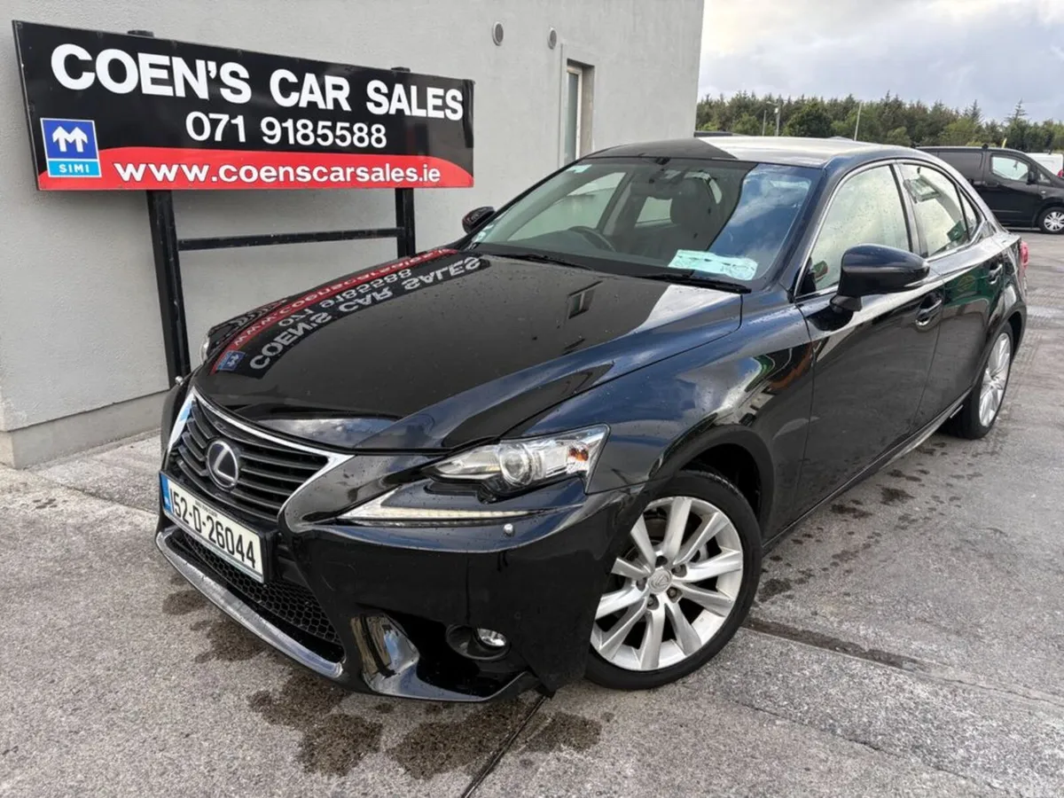 Lexus IS Saloon, Petrol Hybrid, 2015, Black