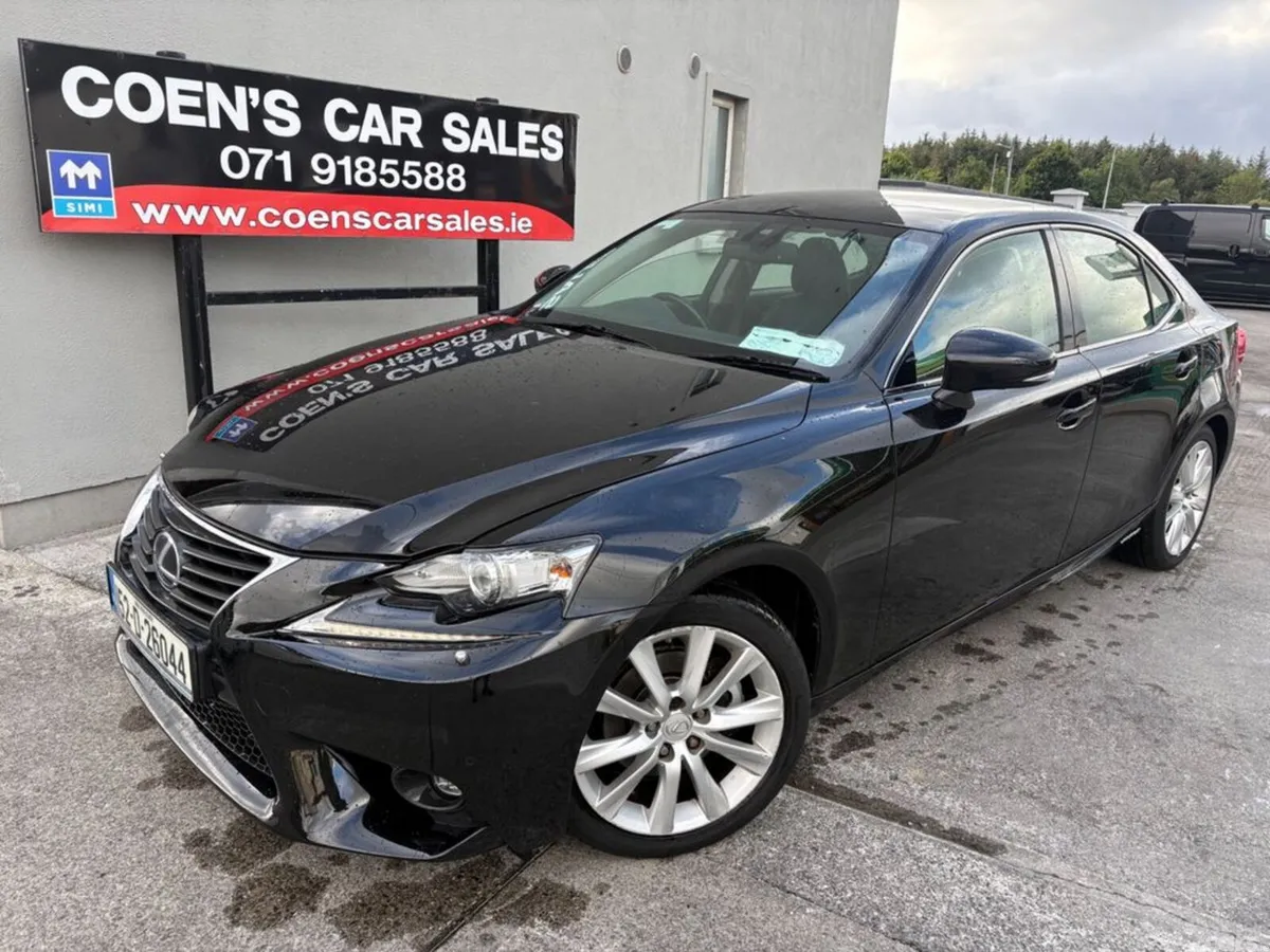 Lexus IS Saloon, Petrol Hybrid, 2015, Black