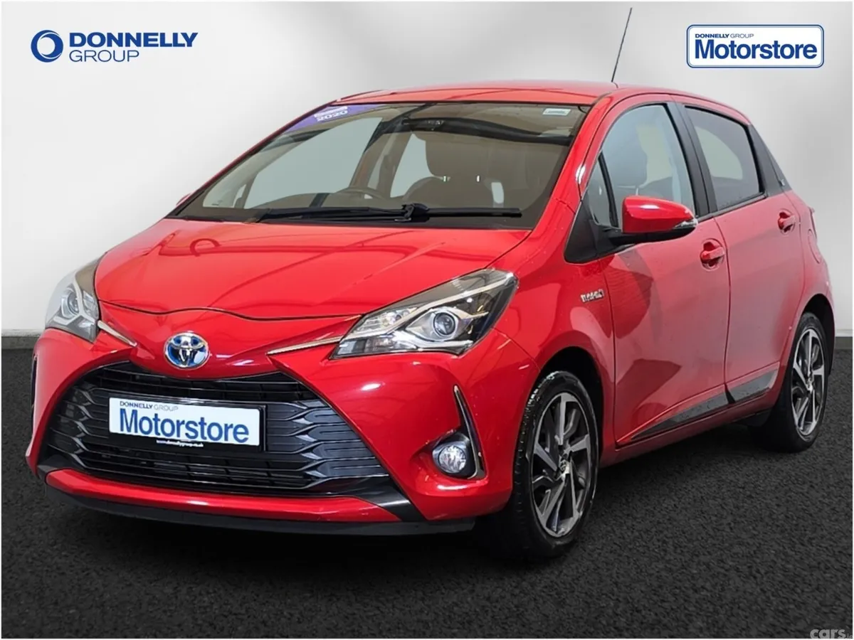 Toyota Yaris Hatchback, Petrol Hybrid, 2020, Red