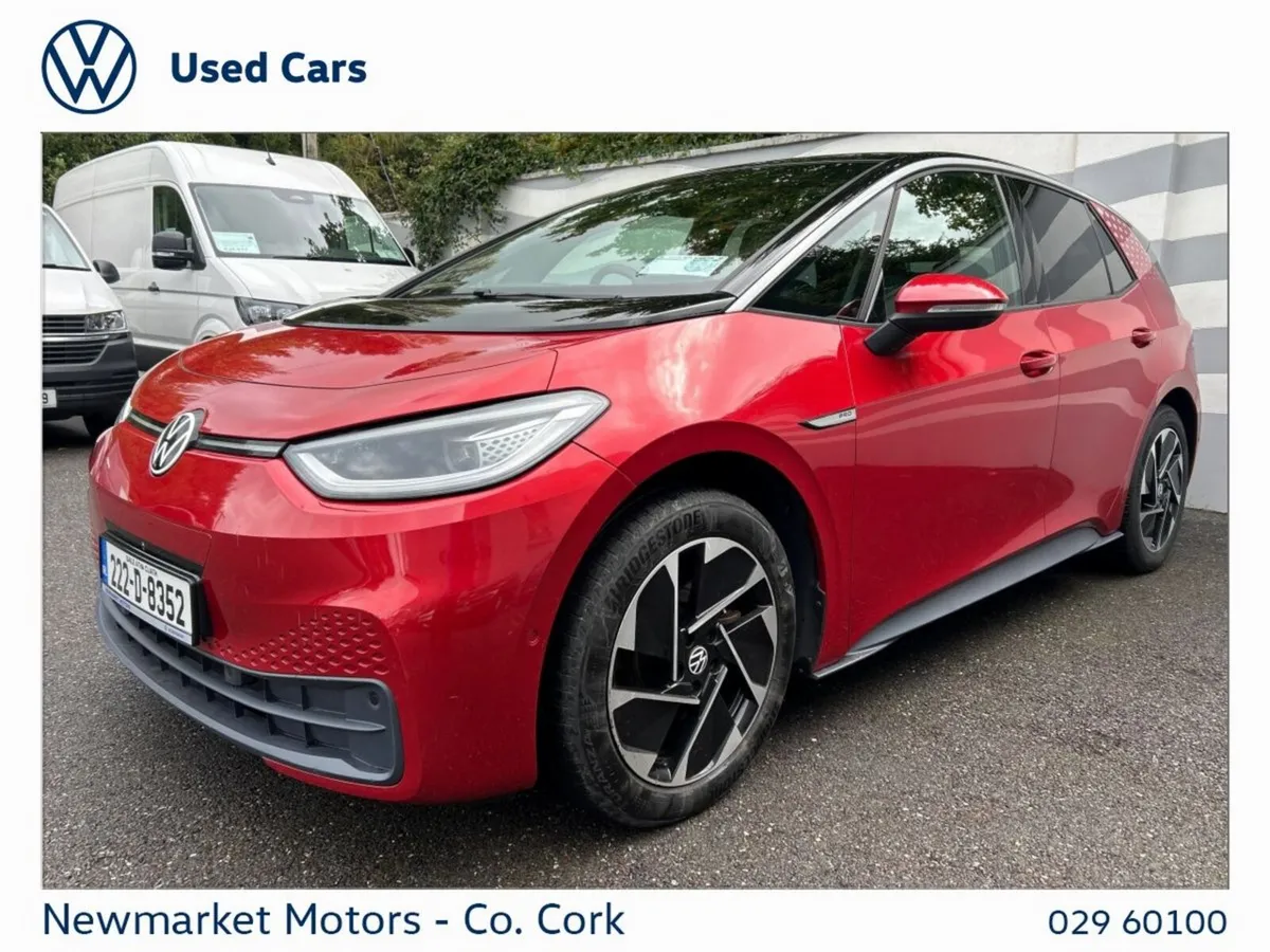 Volkswagen ID.3 Hatchback, Electric, 2022, Red