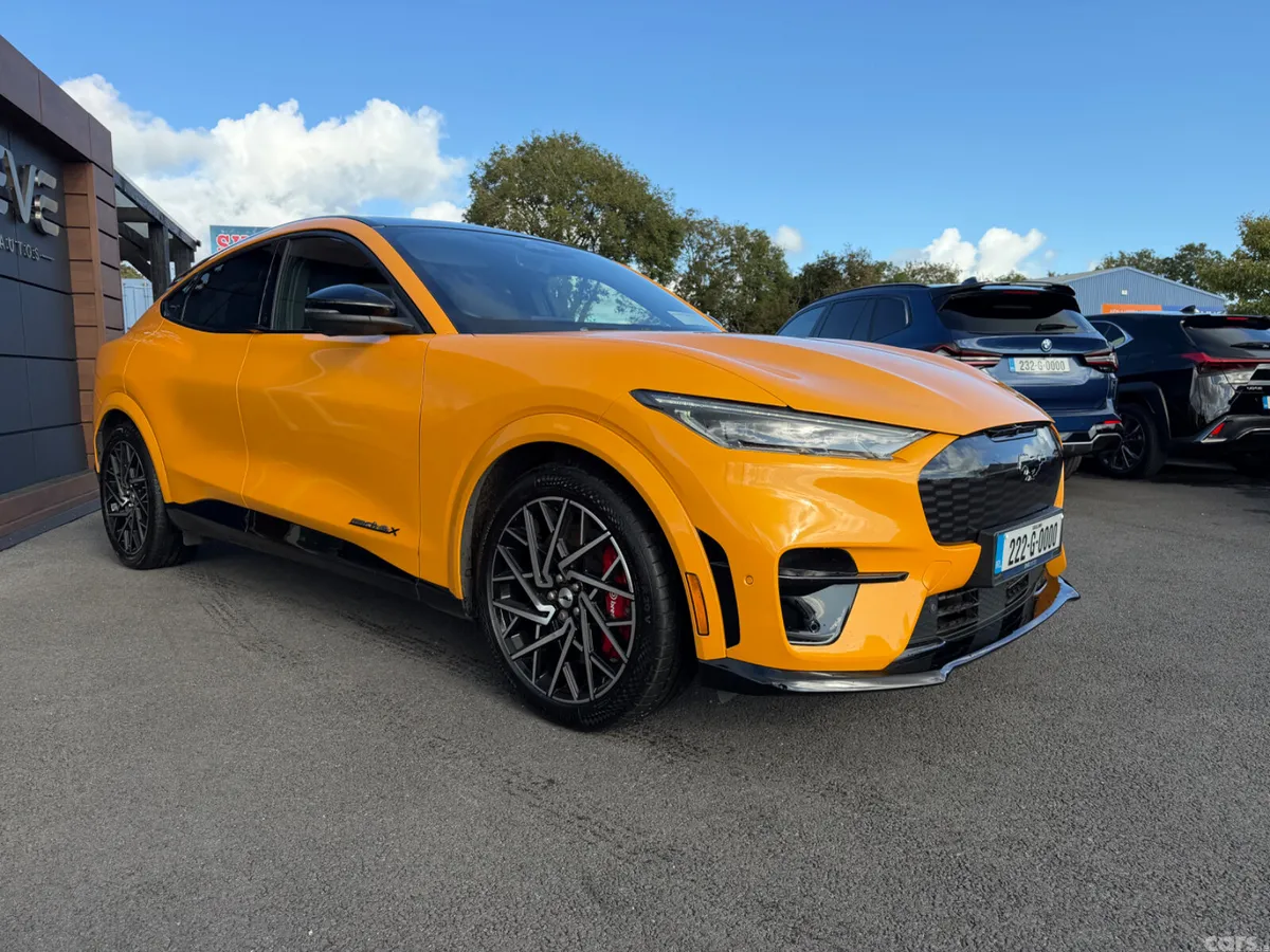Ford Mustang Mach-E Hatchback, Electric, 2022, Orange